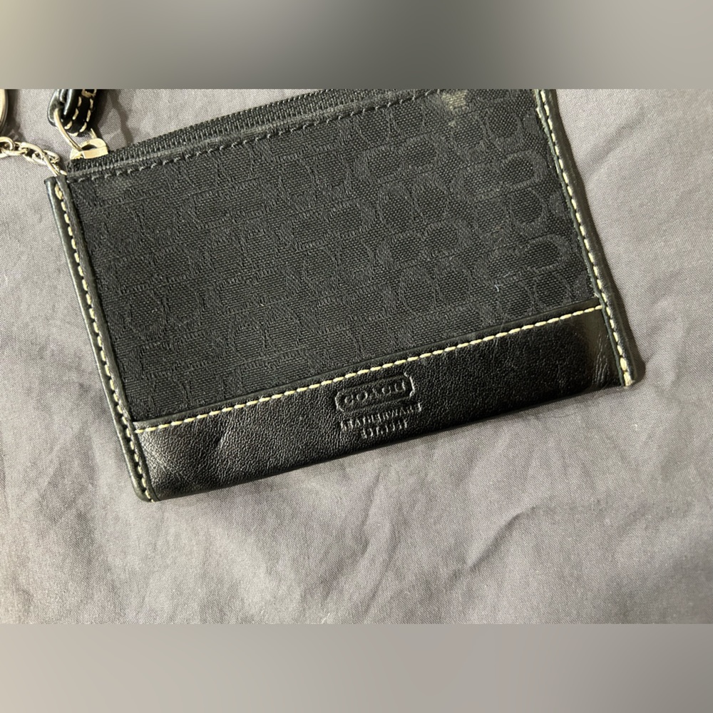 Coach black small wallet - Picture 3 of 4